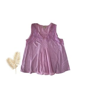 Vintage America Blues Sleeveless Blouse